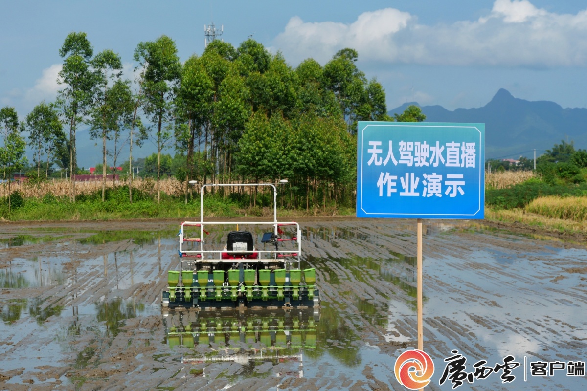 bwin网站：无人农场“慧”种地！全区智慧农业、农机应急救灾现场会在贵港市举办(图3)